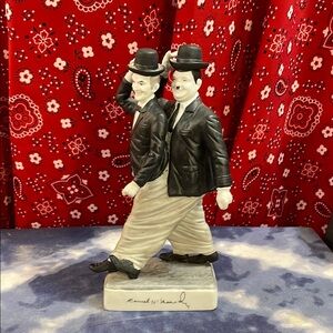 Collectible limited addition Laurel and Hardy Comedy Duo Figurine